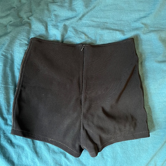 Los Angeles Apparel Ottoman Leather shorts - Picture 3 of 3